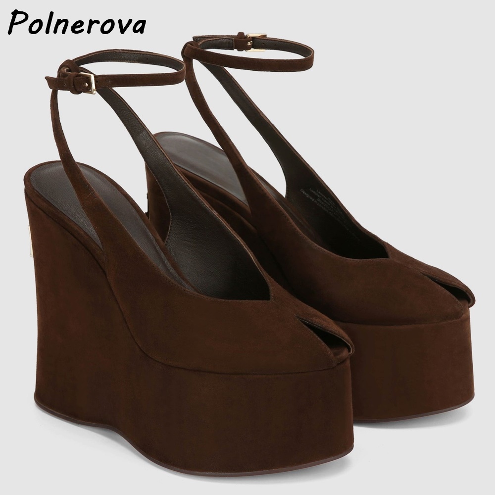 Patent Leather Wedge Platform  – обзор и цена Cork Wedge Sandal